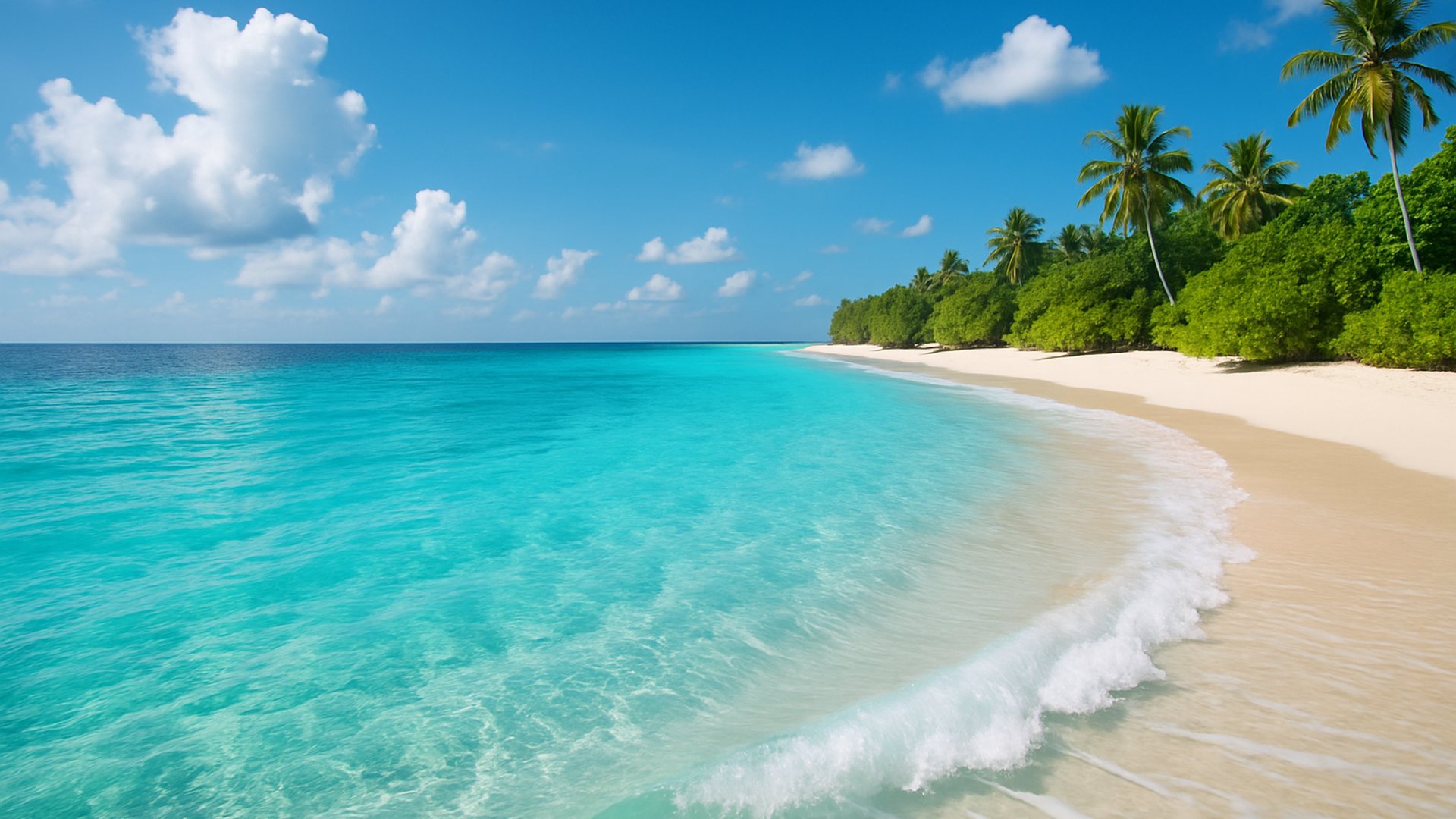 Tropical ocean paradise